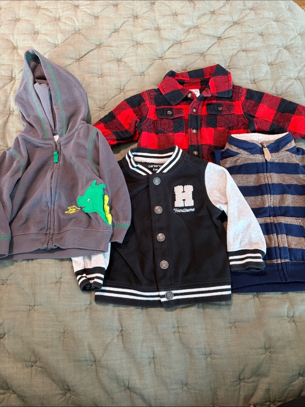 Bundle of 4 outerwear baby clothes - 6 months